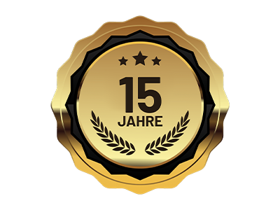 15 Jahre Erfahrung